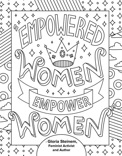 famous women coloring pages|women empowerment coloring pages.